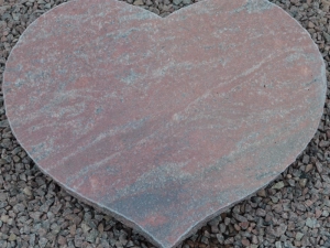 Rossato hjertegravsten 40x50